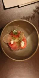 gerechtje Housewarming diner bij Restaurant Het Spijshuys voor TradeXchange ondernemersnetwerk